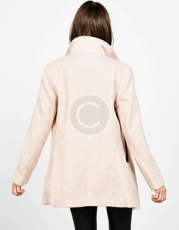 Pleated Coat With Flared Sleeves – Image 2